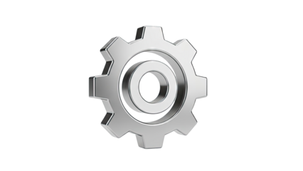 Silver Gear Icon
