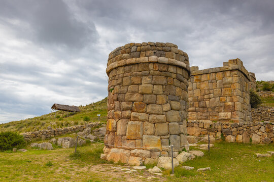 Chullpas of Molloco, funerary towers in Peru