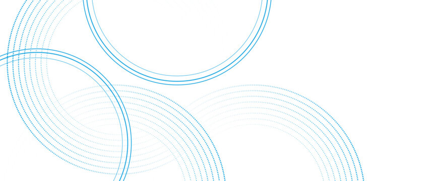 Vector circle white and gold technology geometric dots pattern png..