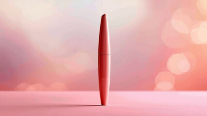 Premium Pastel Cosmetic Tube with Delicate Cap in Soft Diffused Lighting