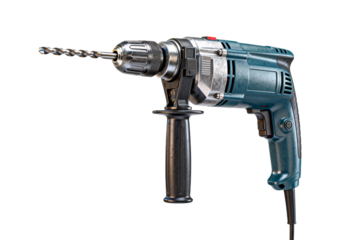 Electric Drill with Drill Bit for Construction Work
