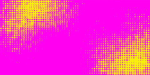 Abstract Neon colored urban punk background with halftone texture, paint drops and splashes. modern