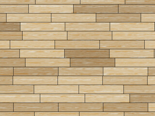 Light oak wood parquet texture background with horizontal planks and natural grain