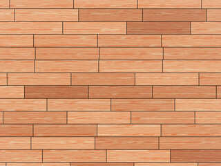 Neutral brown wood parquet texture background with realistic wooden floor style