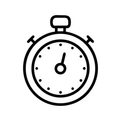 Obraz premium Timeless Precision The Ultimate Stop Watch Icon Design