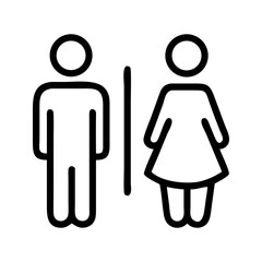 Whimsical Toilet Icon Design  Modern Minimalist Style