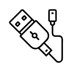 Unleashing Connectivity  A Dynamic USB Icon Design
