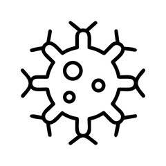 Viral Shield  A Creative Icon Representation of Virus Protection