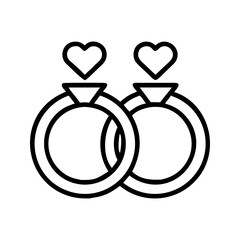Elegant Wedding Icons  A Celebration of Love and Unity