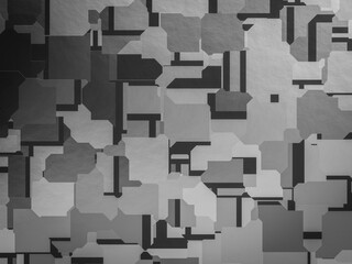 Abstract sci fi wall panel surface design with dark industrial technology pattern