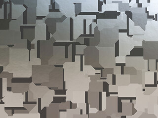 Futuristic sci fi wall panel technology with geometric black metallic background
