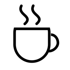 Breakfast icon set in the morning