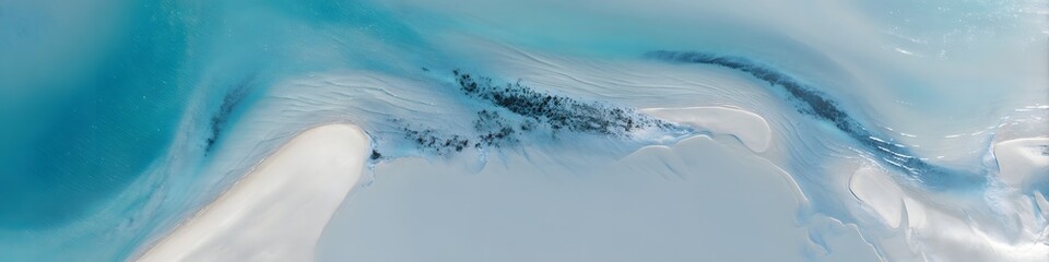 Floating seaside bubble wallpaper image