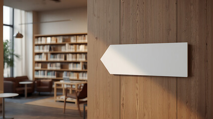 Modern Office Signage Mockup on Interior Wall