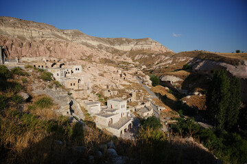 Rose Valley in Cavusin Village, Cappadocia, Nevsehir, Turkey