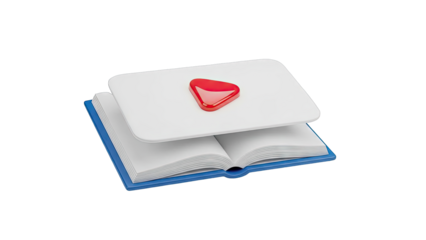 Play Button on Open Book
