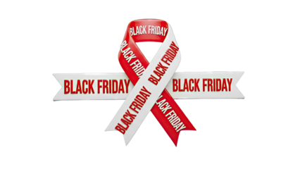 Black Friday Ribbon Graphic