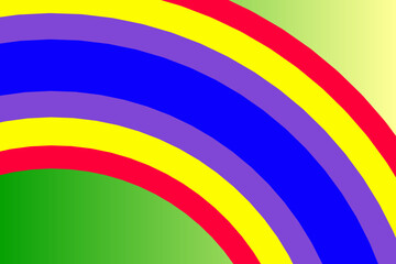 Obraz premium SIMPLE DYNAMIC LINE art design with aesthetic colourful background