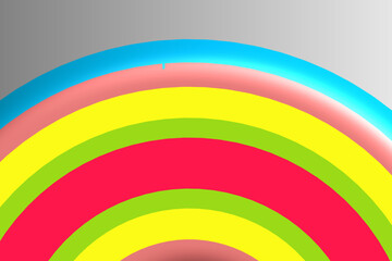 SIMPLE DYNAMIC LINE art design with aesthetic colourful background