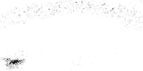 Fototapeta premium Vintage grunge design featuring a black ink splat frame with wet paint drops and liquid splash textures on a dirty old wall pattern vector illustration