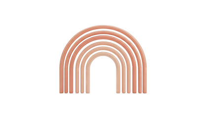 Neutral Tones Rainbow Arch Toy