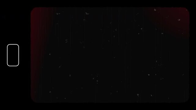 Super 8 mm border frames animated flickering, 4K animation