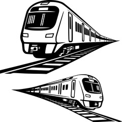 train on the railway