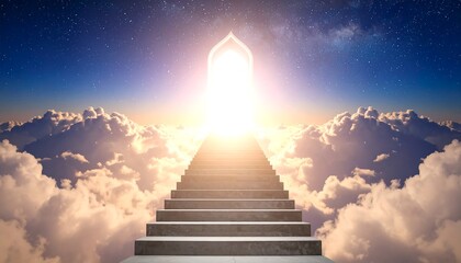 Stairway to Heavenly Light and Clouds.
