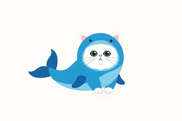 Minimal Illustrated Pet Costume Background