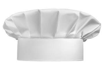 white Chef Hat isolated, full depth of field