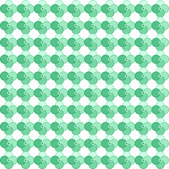 Mint Green Polka Dots Pattern in Seamless Repeating Design with Soft Pastel Color for Background Texture