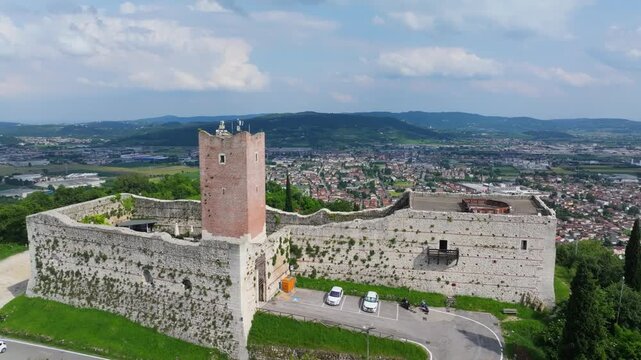 Castello di Giulietta, Juliet's castle, Montecchio Maggiore, province of Vicenza, Italy