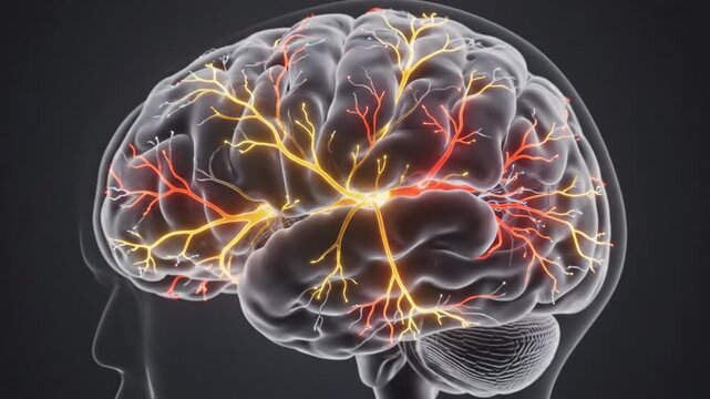 Animated Orexin Pathways in the Human Brain