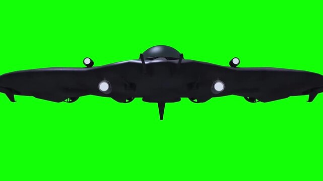 Submarine Green Screen Chroma Key Effect Video
