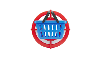 Shopping basket within a target
