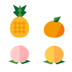 シンプルな果物のイラスト