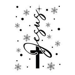 jesus christmas tree