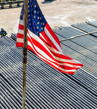 Drilling operation in South Texas