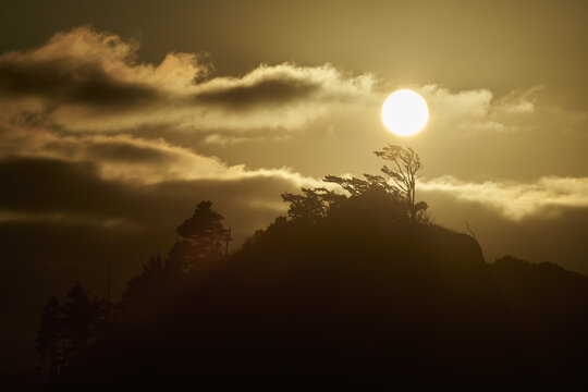 Sun Setting Over Cape Kiwanda