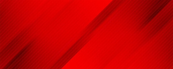 Abstract red background with stripes and space for text.