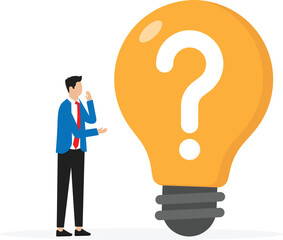 Solving problem or business solution, ask for reply or idea to solve difficulty and trouble
