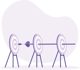 Completed multiple tasks with single action, business advantage or efficiency to success and achieve many targets with small effort
