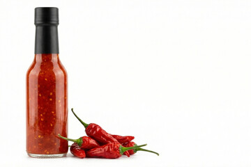 red hot chili pepper and bottle of water