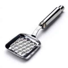a stainless steel grill turner - isolated product photo