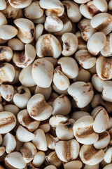 Fresh and Natural Raw Seeds Background for Healthy Nutrition Concepts