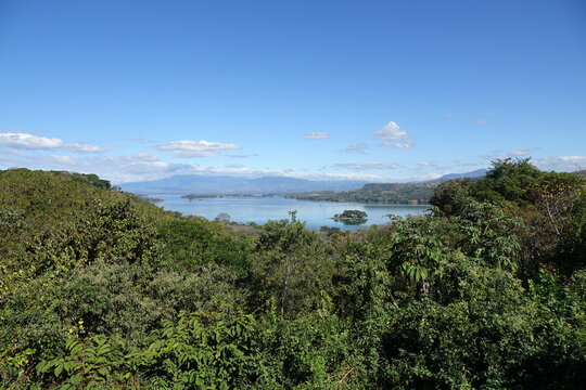 Lake Suchitlan in Suchitoto, El Salvador