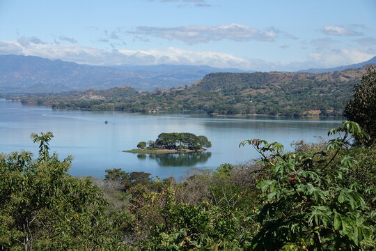 Lake Suchitlan in Suchitoto, El Salvador