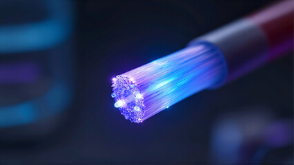 Optical Fiber Cable with Glowing Tip