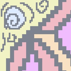 Fototapeta premium pixel cursor vector illustration