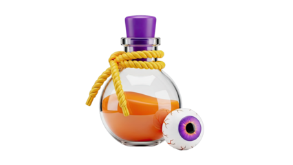 Halloween Potion Bottle with Eye